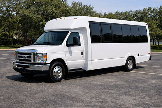 18-passenger mini coach available for charter in Las Vegas, NV