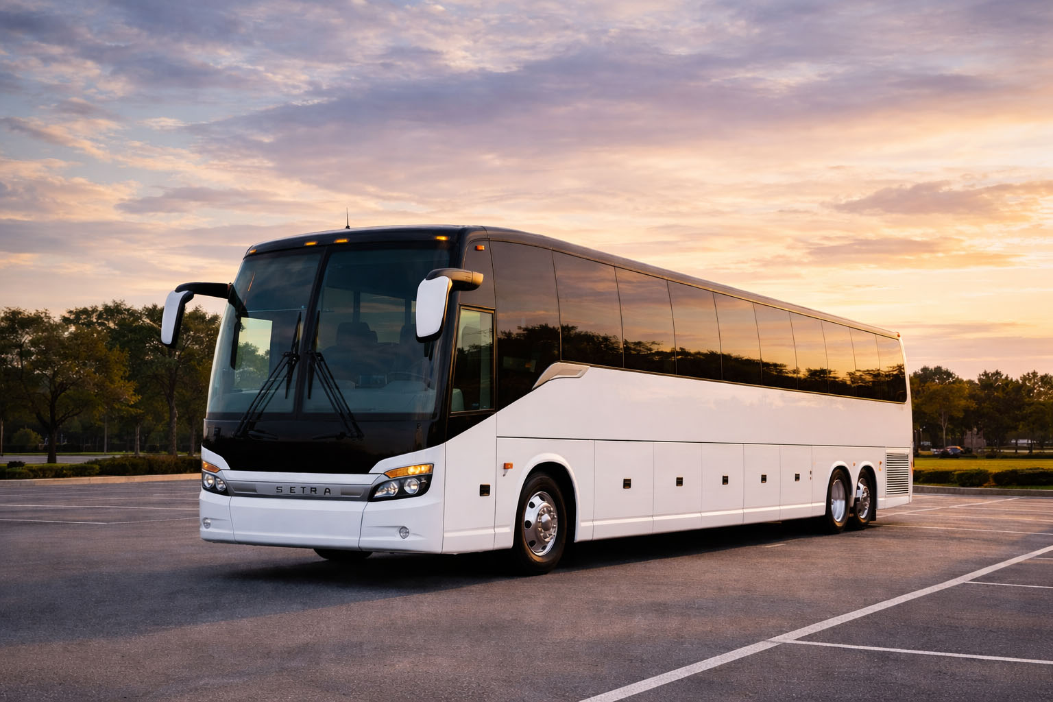 Las Vegas coach bus exterior