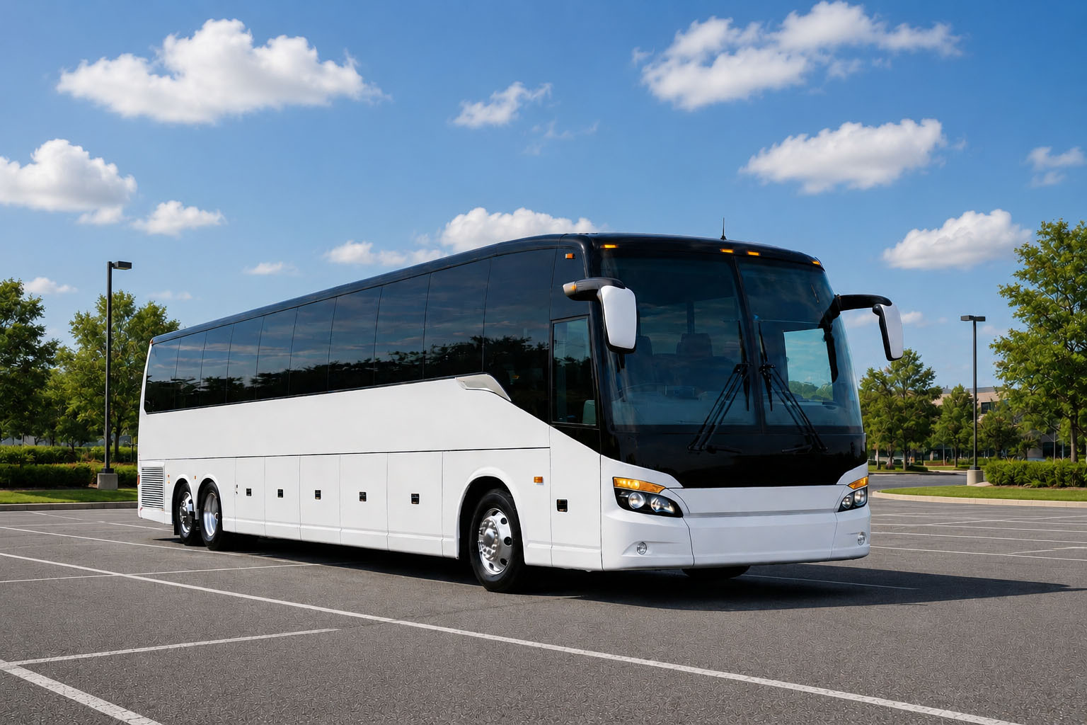 Las Vegas coach bus interior