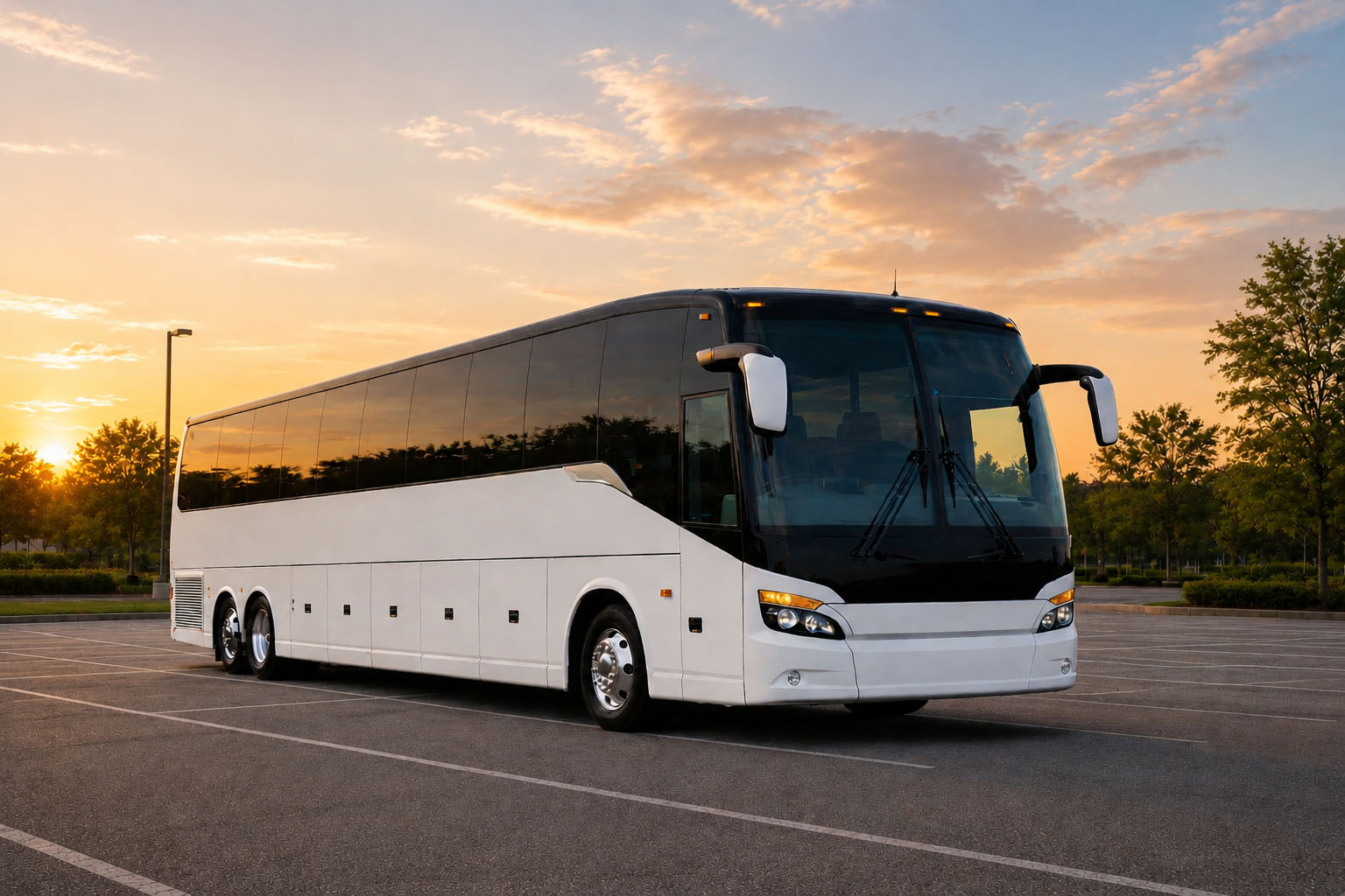 Las Vegas coach bus exterior